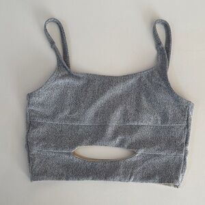 Five The Label Gray Airbrush top